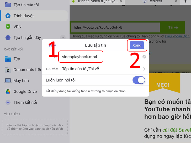Tải video